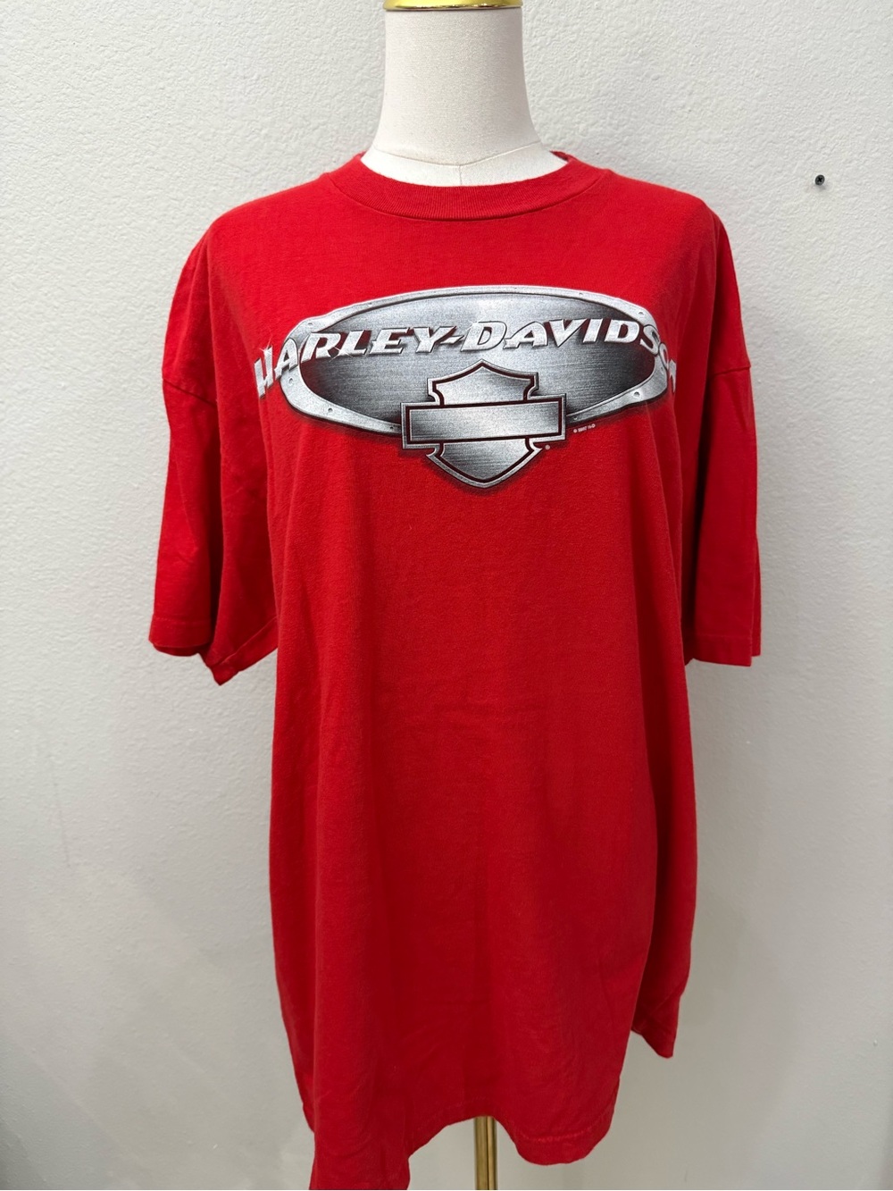 Harley-Davidson Red Alamo City San Antonio Texas XL Mens